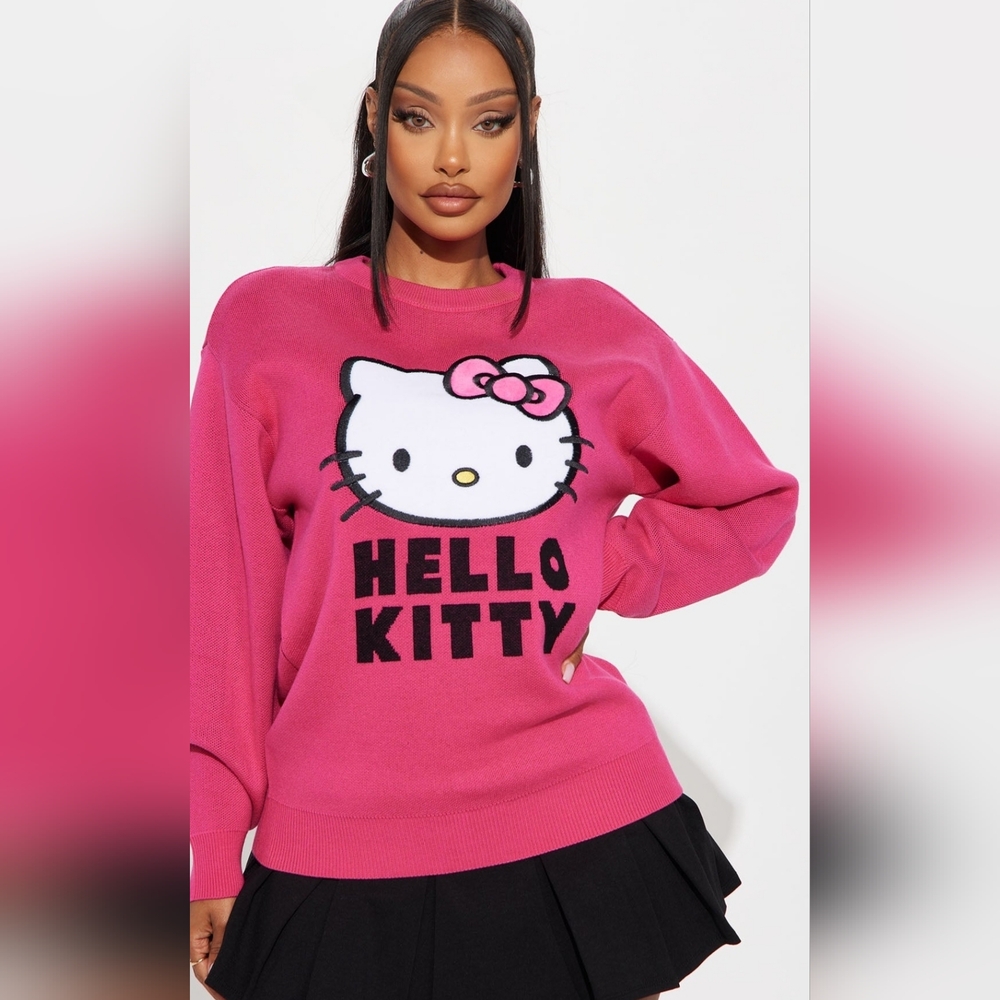 NWT 3X HELLO KITTY SWEATER - Picture 2 of 12